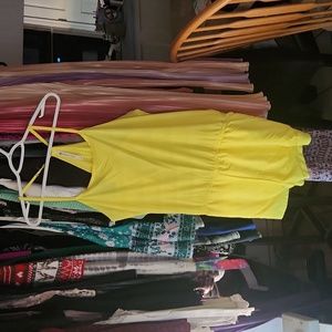 Yellow summer romper